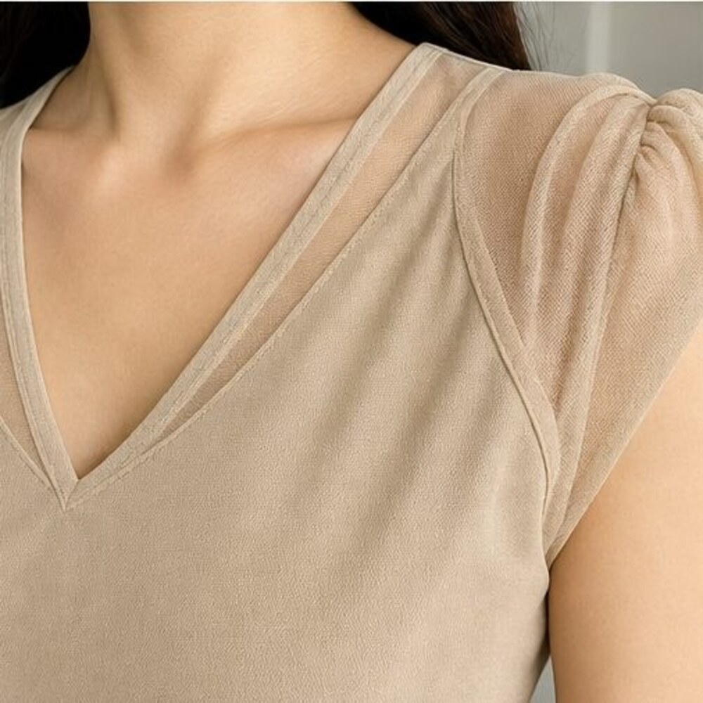 Sand Ruffle Blouse - Picture 4 of 6